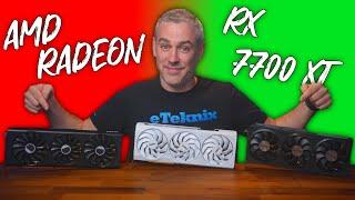 AMD RX 7700 XT Review Ft XFX Sapphire & Gigabyte Benchmarks  Power  Thermals