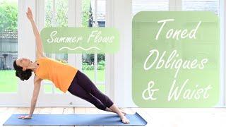 Summer Flow - Pilates for Toned Obliques & Waist - Side Body Flow 35 mins