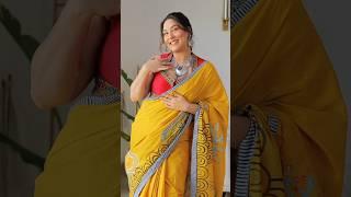 Wait for the BLOUSE Styling a GOND art saree