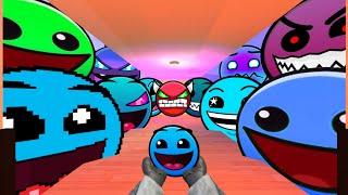 Saving Baby BlueFace From Geometry Dash Emoji  WATER IN THE HILL And Lobotomy Dash Nextbot Gmod