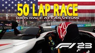 F1 23 Realism Mode  100% Race at Las Vegas Grand Prix  Kevin Magnussen