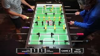 2022 Texas State Championships of Foosball - Open Singles - Tony Spredeman vs Todd Loffredo