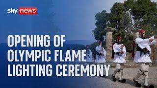 Watch live Olympic Flame Lighting Ceremony in Greece