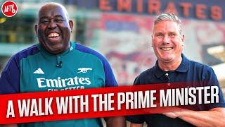 A Walk With BIG Arsenal Fan Keir Starmer & The New Prime Minister