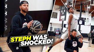 High Schooler DUNKS Over STEPH CURRY at His OWN CAMP Steph Curry Underrated Camp Highlights