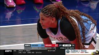  Kamilla Cardoso Highlights In FIRST WNBA Game  Chicago Sky vs Indiana Fever