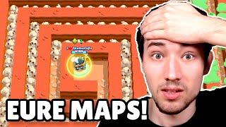 UNMÖGLICH?  Ich muss EURE MAPS spielen  Brawl Stars deutsch