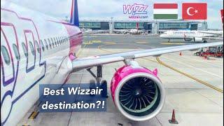 NEW WIZZAIR destination  FULL TRIP REPORT  Budapest BUD to Istanbul IST  Inaugural flight