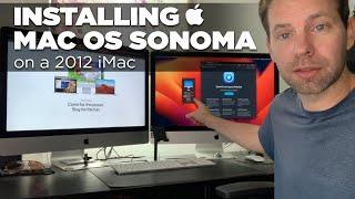 How to install Mac OS Sonoma on Legacy iMacs 2012 iMac Running Sonoma. OCLP tutorial •
