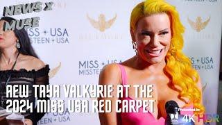 AEW Taya Valkyrie at the 2024 Miss USA Red Carpet