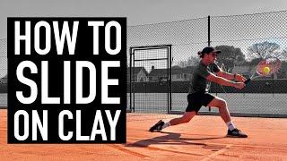 How To Slide On Clay 5 Tips #tennis