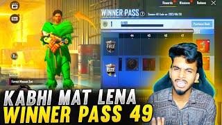 PUBG Mobile Lite Season 49 Winner Pass 1 To 50 WP MAXOUT  Pubg Lite New Season