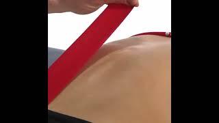 kinesiology Taping For Low Back Pain #shorts