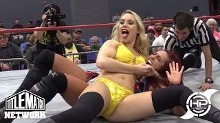 Simone Sheri vs Veda Scott Womens Wrestling Queens of the Ring 2