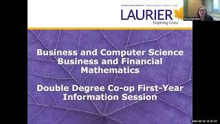 Laurier Co-op BBAFinancial Math & BBA CS 2024 Information Session