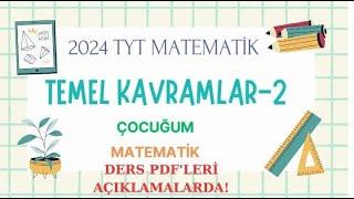 TYT MATEMATİK TEMEL KAVRAMLAR-2