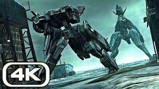 Metal Gear Rex vs. Ray Boss Fight Scene 4K ULTRA HD Metal Gear Solid 4