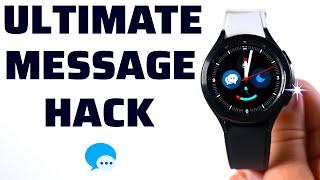 Galaxy Watch 4 - RECEIVE & SEND ALL MESSAGES WIFI & LTE