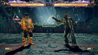 Tekken 8  G.O.D Jin Vs G.O.D Eddy Intense Battle