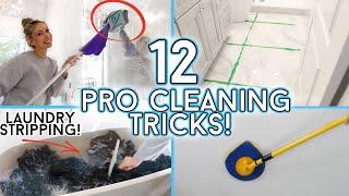 12 MIND-BLOWING Cleaning Tips from PROFESSIONAL HOUSEKEEPERS