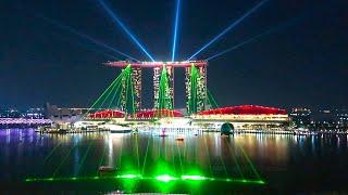 Singapore - SPECTACULAR light laser & water show