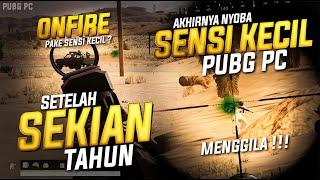 MENGGILA  SETELAH SEKIAN TAHUN AKHIRNYA NYOBA SENSI KECIL PUBG PC  #pubgsteam #pubgpc