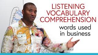 Listening Vocabulary Comprehension Business English