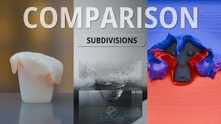 FLIP Fluids Addon  Comparing Subdivisions