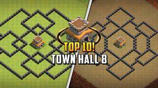TOP 10 Town Hall 8 TH8 Base Layout + Copy Link 2024  Clash of Clans