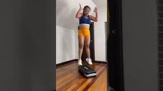 SPLIT SQUAT BURPEE JACK ON AEROBIC STEPPER