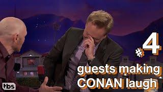 Guests making Conan laugh #4  COMPILATION