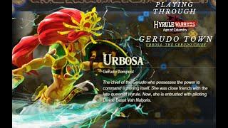 Playing through Hyrule Warriors Age of Calamity Gerudo Town