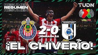 Resumen y goles  Chivas 2-0 Querétaro  CL2024 - Liga Mx J16  TUDN