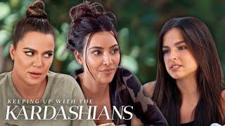 Kim & Khloé Kardashian Grill Kourtney About Her Unexpected Friendship with Addison Rae  KUWTK  E