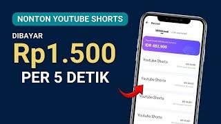 Nonton Youtube Shorts 5 Detik Dibayar Rp1500 - Cara Menghasilkan Uang Dari Internet