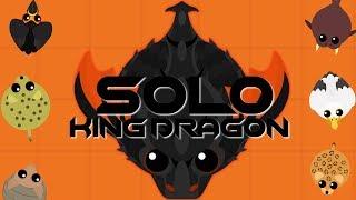 SOLO KING DRAGON GAMEPLAY  KD UPDATE  MOPE.IO