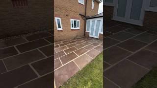 Garden transformation in one weekend #landscaping #diy #grouting #gardentransformation #resin