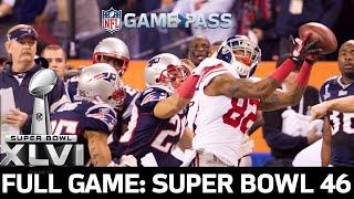Super Bowl 46 FULL Game New York Giants vs. New England Patriots