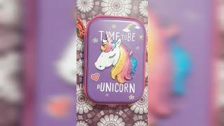 Organising my new Unicorn pencil case  What is in my pencil case ?  #ytshorts #Unicorn