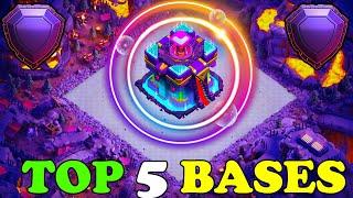 BEST TH15 TROPHY BASE WITH LINK  TH15 TROPHY PUSHING BASE ANTI 3 STAR  BASE UPDATE 2024