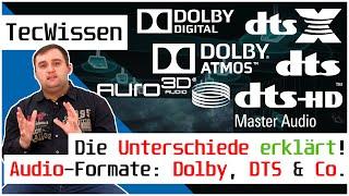 Heimkino-Audioformate Dolby DTS Auro3D und Co.  Die Unterschiede erklärt  TecWissen