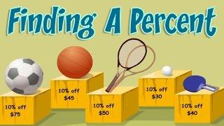 Percent of a Number How to Find Examples & Practice Interesting Math Lesson For Children