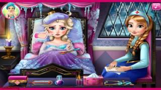 Elsa Is Sick - Disney Frozen Sick Games -  Flu Doctor