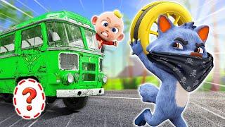 Zombies On The Bus Song ‍️   Cartoon for Kids  More Nursery Rhymes & Baby Songs
