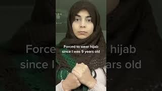 FORCED TO WEAR HIJAB  #iran #tiktok #shorts #hijab
