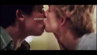 Mike Faist and Josh O’Connor kiss in Challengers