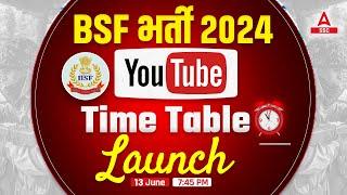 BSF New Vacancy 2024 Classes Time Table  BSF HCM ASI Online Classes 2024