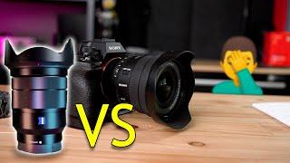 NEU Sony 16-35 f4 PZ vs Zeiss 16-35 f4  Welches Objektiv ist besser?