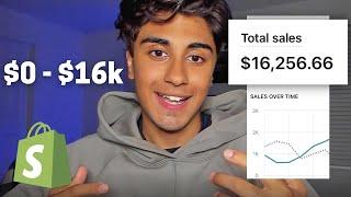 $0-$16000 In 30 Days Dropshipping With NO MONEY Step-By-Step