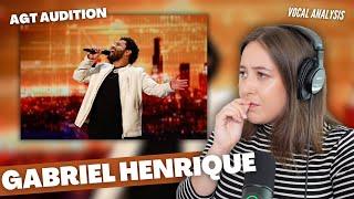 GABRIEL HENRIQUE - AGT Audition 2023  Vocal Coach Reaction & Analysis  Jennifer Glatzhofer